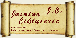 Jasmina Ciklušević vizit kartica